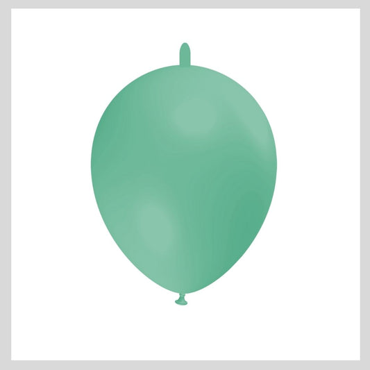 14'' Link Palloncini Annodabili Verde Acqua