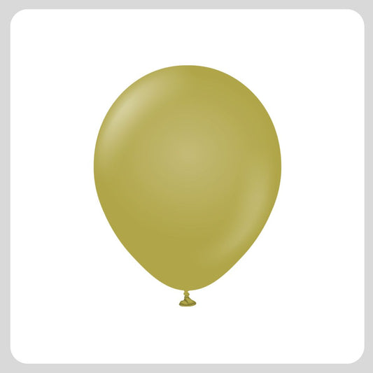 Palloncini Professionali 20'' Vintage Oro Verde - Busta 25pz