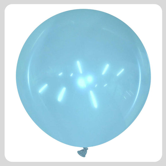 32'' Maxi Globo Rotondo (Spicchi) Azzurro Trasparente