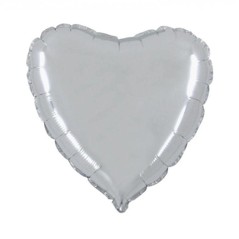 Mylar Cuore 18” Solid Color Grabo - The Colours of Balloons