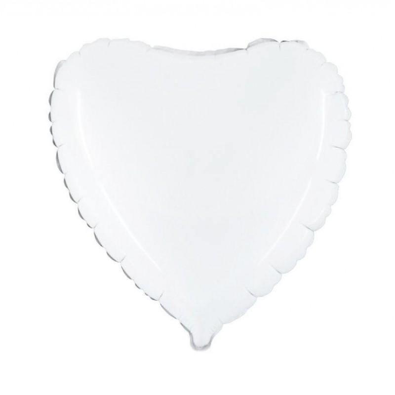 Mylar Cuore 18” Solid Color Grabo - The Colours of Balloons